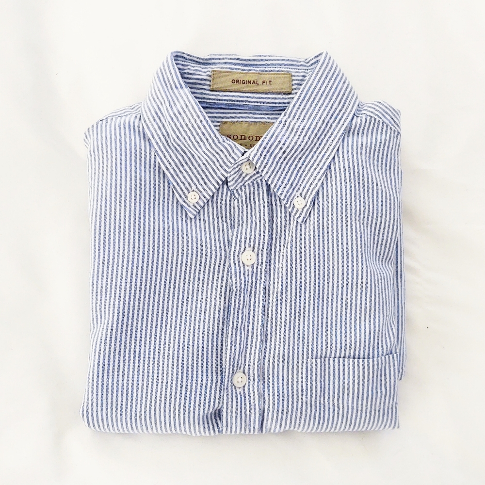 Sonoma striped button-down